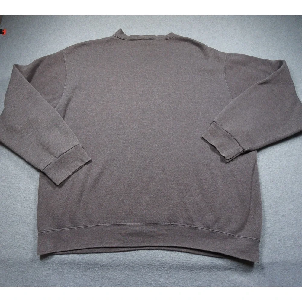 Vintage Nike Sweatshirt Mens XLarge Gray Crewneck Pullover 90s Y2K Swoosh VTG